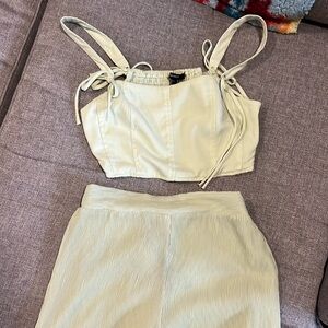 Green Pants Set